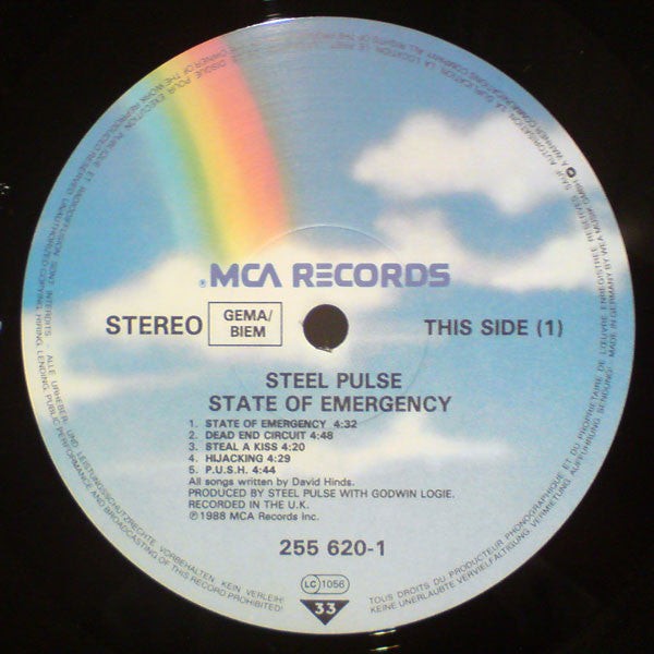 Steel Pulse : State Of Emergency (LP, Album)