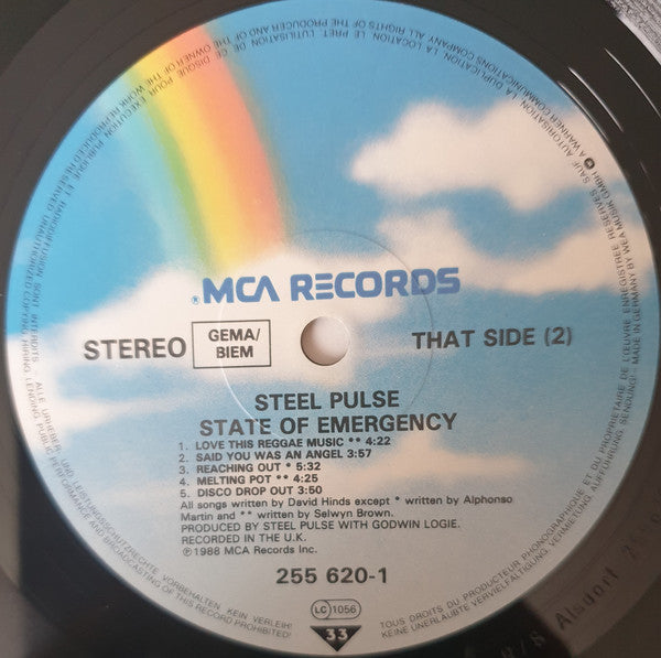 Steel Pulse : State Of Emergency (LP, Album)