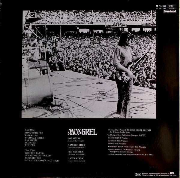 Bob Seger System : Mongrel (LP, Album, RE)