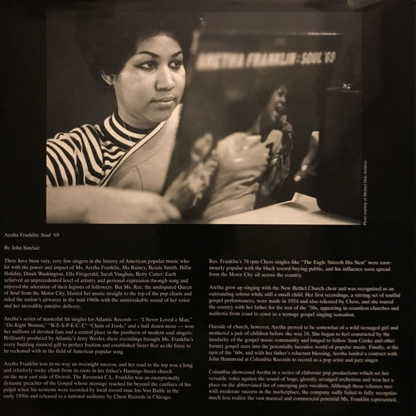 Aretha Franklin : Soul '69 (LP, Album, RE, RM, 180)