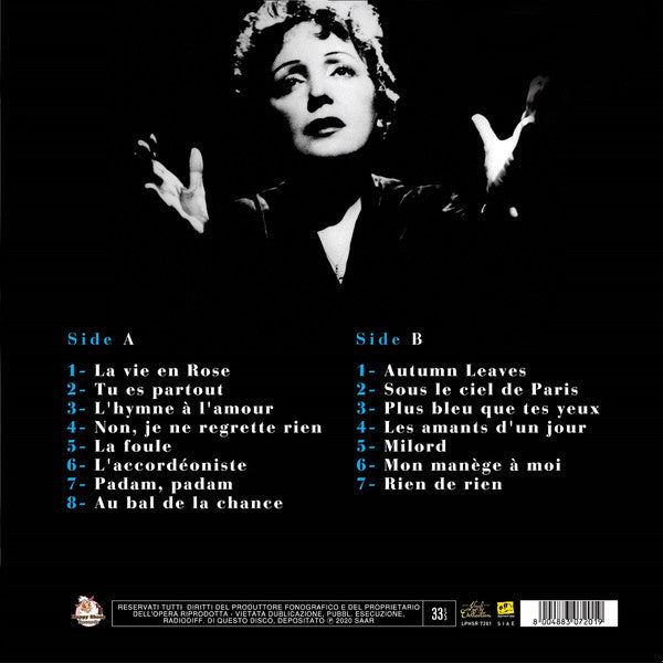 Edith Piaf : LA VIE EN ROSE (LP, Comp, Unofficial, Gat)