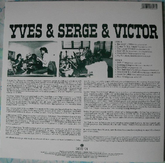 Yves & Serge & Victor : Cagibi (LP, Album, Ltd, RE, RM)