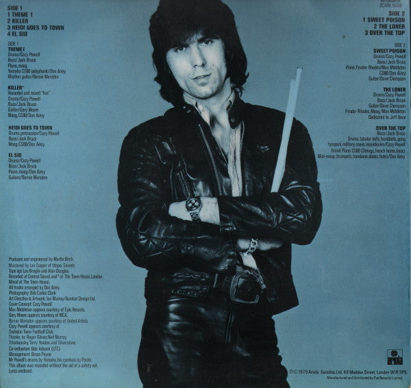 Cozy Powell : Over The Top (LP, Album)