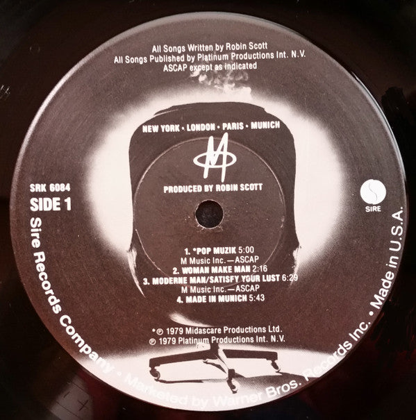M (2) : New York, London, Paris, Munich (LP, Album)