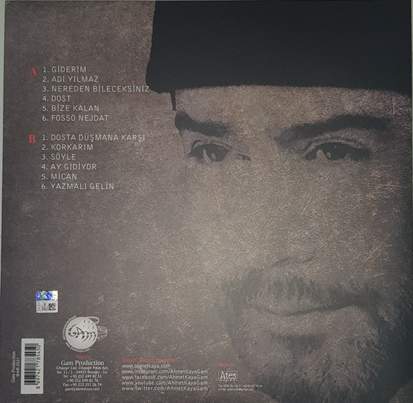 Ahmet Kaya : Dosta Düşmana Karşı (LP, Album, RE)