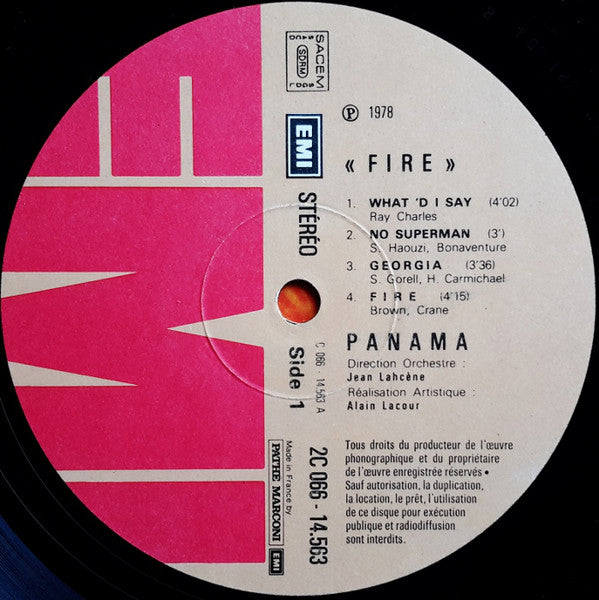 Panama (4) : Fire! (LP, Album, Mixed)