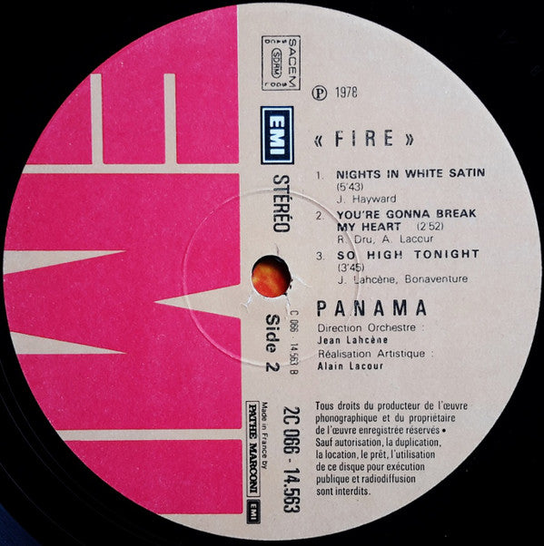 Panama (4) : Fire! (LP, Album, Mixed)