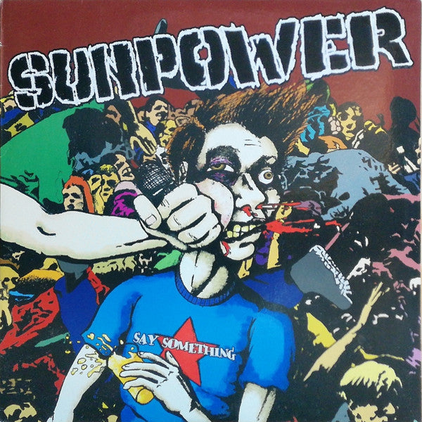 Sunpower : Say Something (12", Album, Yel)