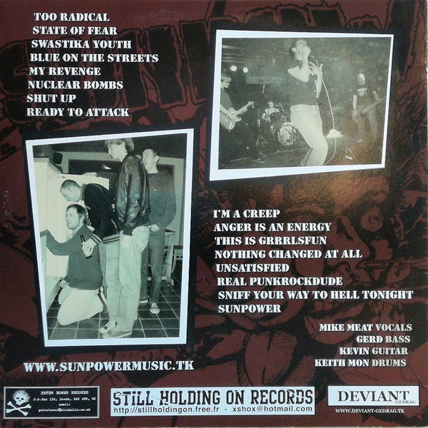 Sunpower : Say Something (12", Album, Yel)