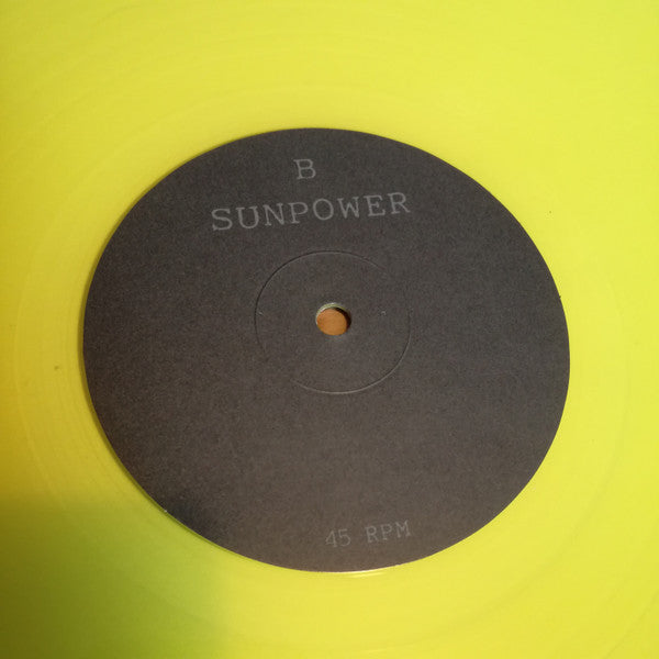 Sunpower : Say Something (12", Album, Yel)