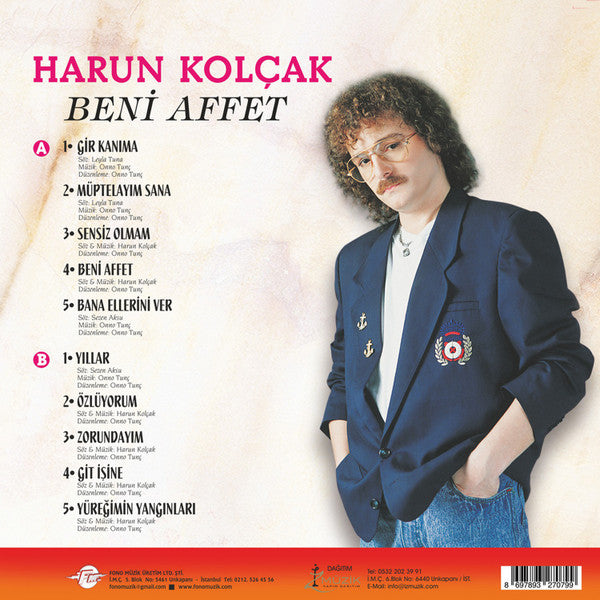 Harun Kolçak : Beni Affet (LP, Album, Ltd, RE, Tra)