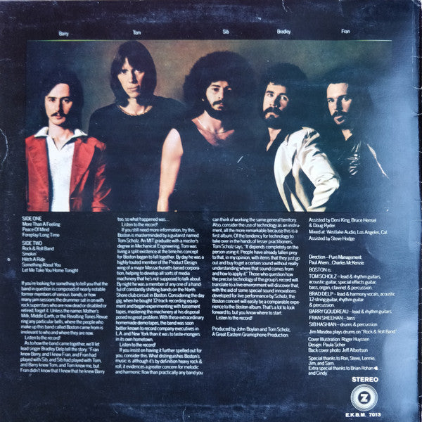 Boston : Boston (LP, Album, M/Print)