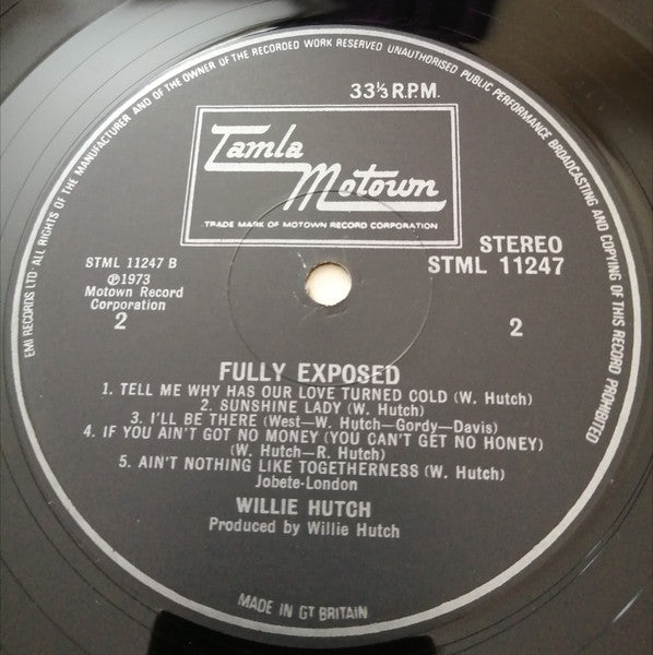 Willie Hutch : Fully Exposed (LP, Album)