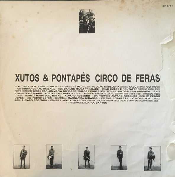 Xutos & Pontapés : Circo De Feras (LP, Album, RE)
