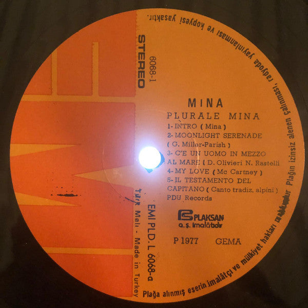 Mina (3) : Plurale (LP, Album)