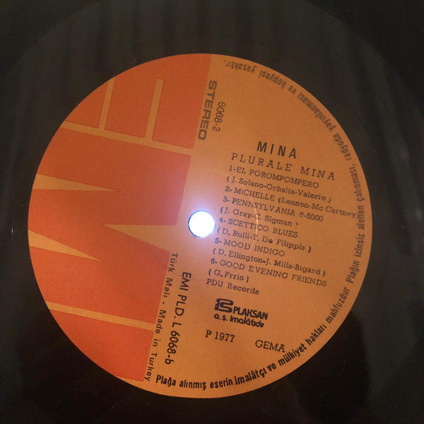 Mina (3) : Plurale (LP, Album)