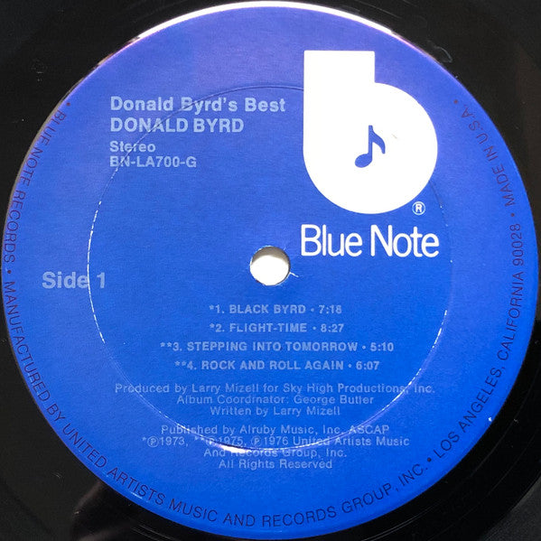 Donald Byrd : Donald Byrd's Best (LP, Comp, Ter)