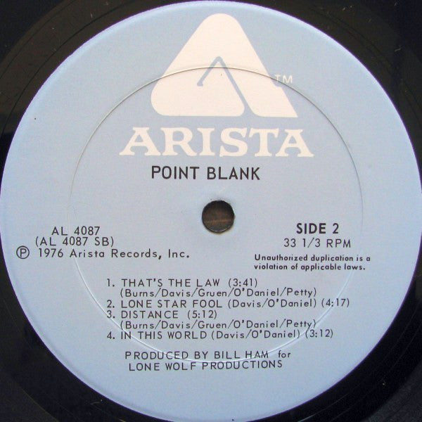 Point Blank (9) : Point Blank (LP, Album, PRC)