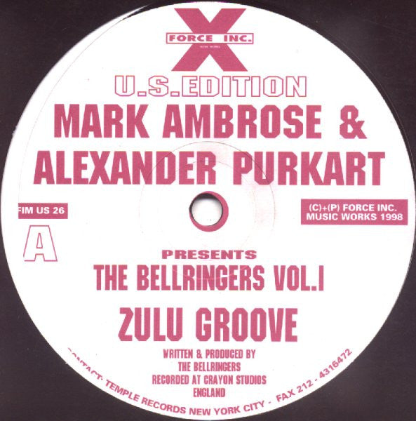 Mark Ambrose & Alexander Purkart Present The Bellringers : Vol. I (12")
