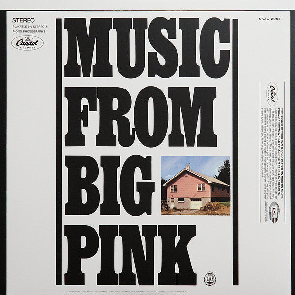 The Band : Music From Big Pink (LP, Album, Ltd, RE, 180)