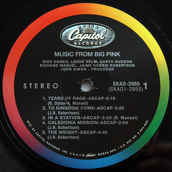 The Band : Music From Big Pink (LP, Album, Ltd, RE, 180)