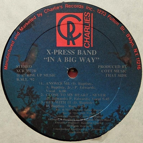 X-Press Band : In A Big Way (LP, Album)
