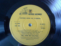 Neil Young With Crazy Horse : Everybody Knows This Is Nowhere (LP, Album, RE)
