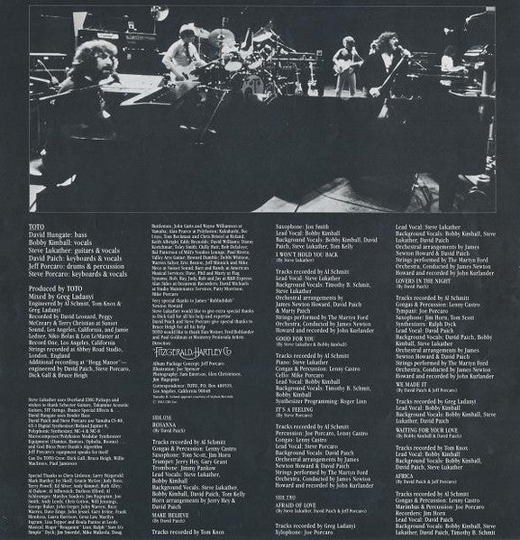 Toto : Toto IV (LP, Album)