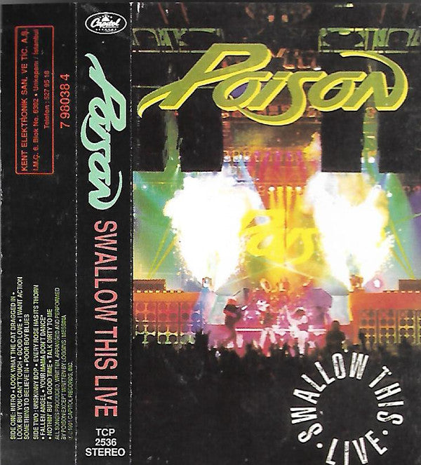 Poison (3) : Swallow This Live (Cass, Album)