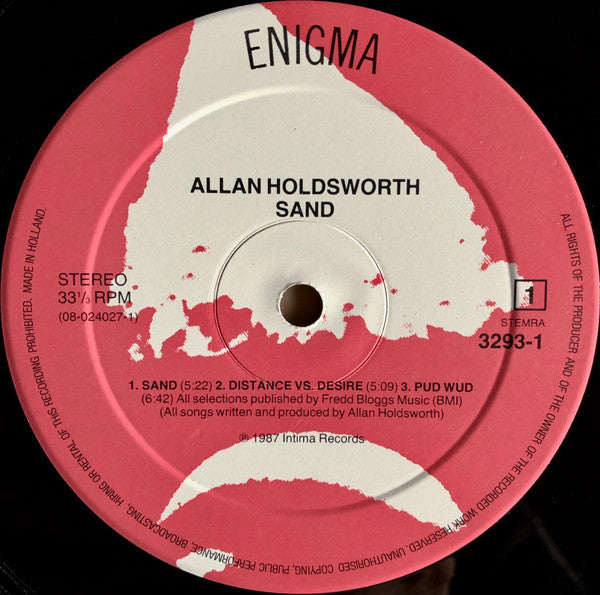 Allan Holdsworth : Sand (LP, Album)