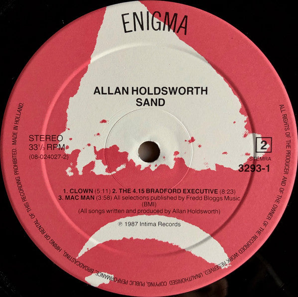 Allan Holdsworth : Sand (LP, Album)