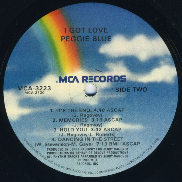 Peggi Blu : I Got Love (LP, Album, MCA)