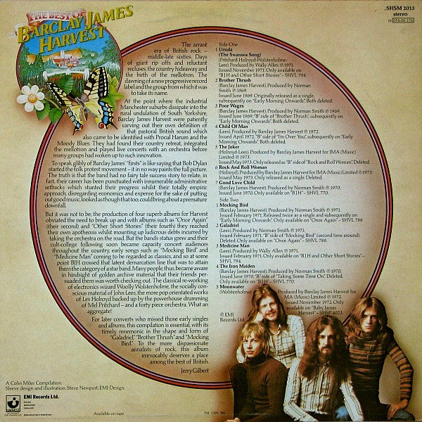 Barclay James Harvest : The Best Of Barclay James Harvest (LP, Comp, Yel)