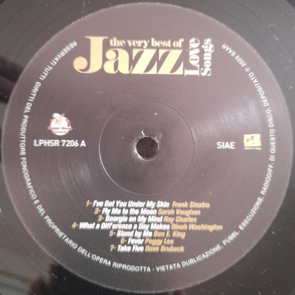 Various : The Very Best of Jazz Love Songs (LP, Comp)