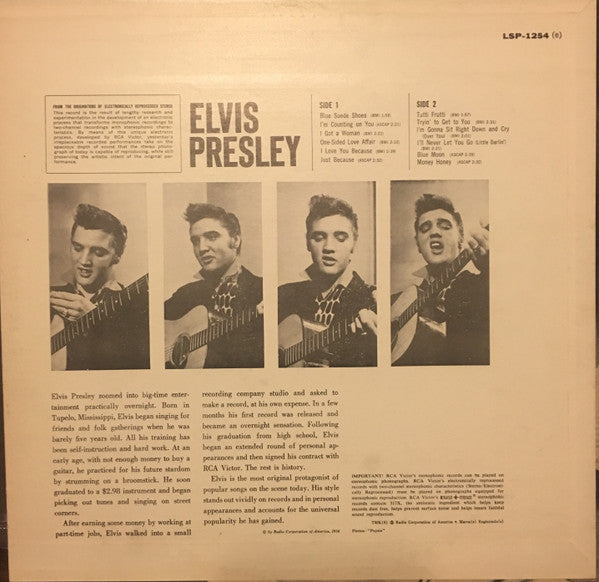 Elvis Presley : Elvis Presley (LP, Album, RE)
