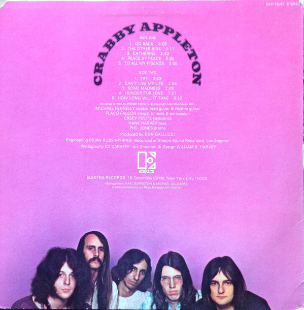 Crabby Appleton : Crabby Appleton (LP, Album)