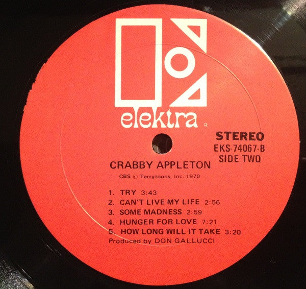 Crabby Appleton : Crabby Appleton (LP, Album)