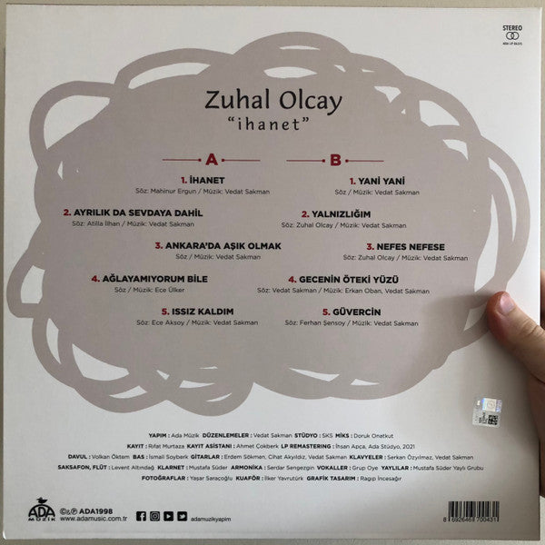 Zuhal Olcay : "İhanet" (LP, Album, RE, Gat)