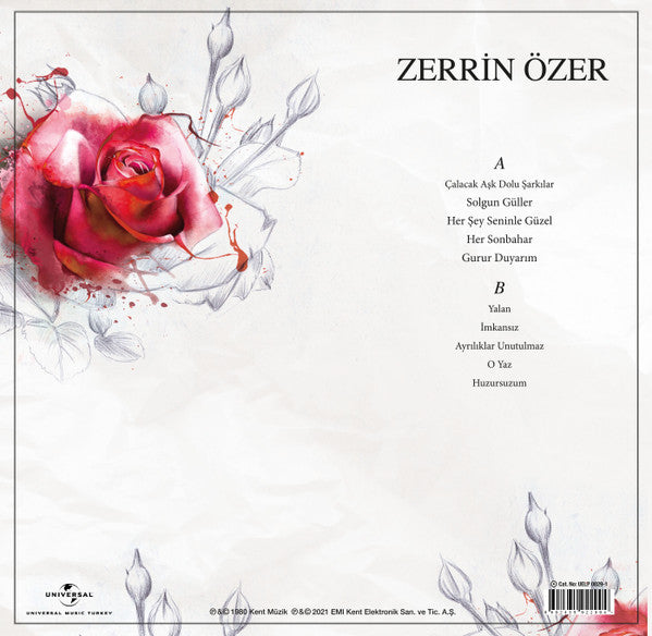 Zerrin Özer : Sevgiler (LP, Album, RE, RM, 180)