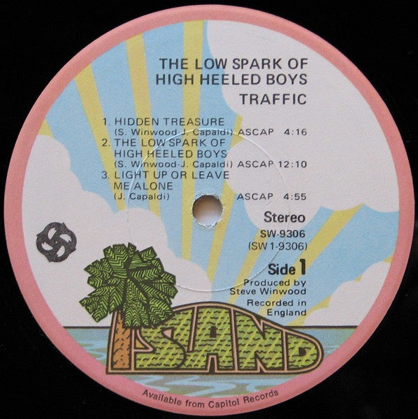 Traffic : The Low Spark Of High Heeled Boys (LP, Album, Los)