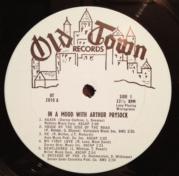 Arthur Prysock : In A Mood With (LP, Album)