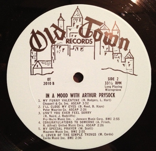 Arthur Prysock : In A Mood With (LP, Album)