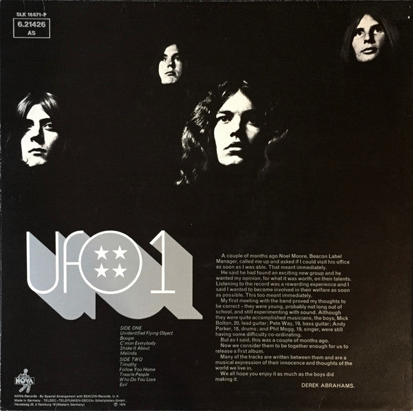 UFO (5) : UFO 1 (LP, Album, RE)