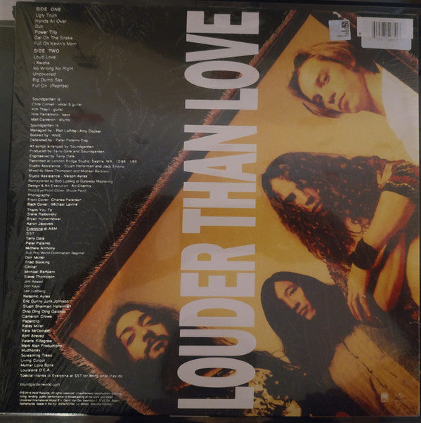 Soundgarden : Louder Than Love (LP, Album, Ltd, RE, RM, Ora)