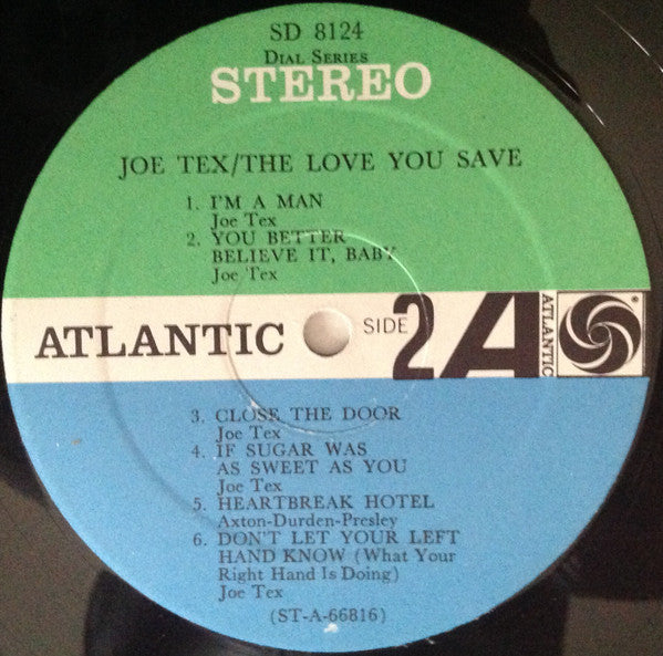Joe Tex : The Love You Save (LP, Album, Bes)