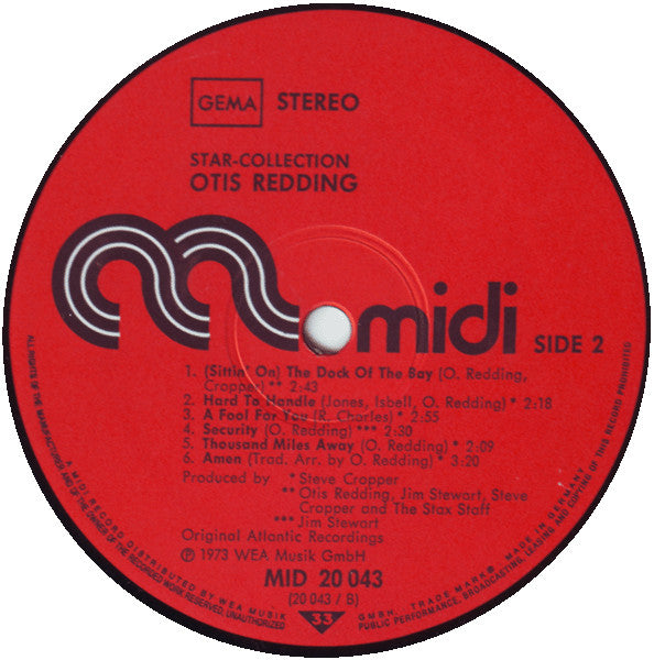 Otis Redding : Star-Collection (LP, Comp)