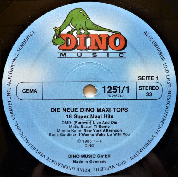 Various : Die Neue Dino Maxi Tops (2xLP, Comp)