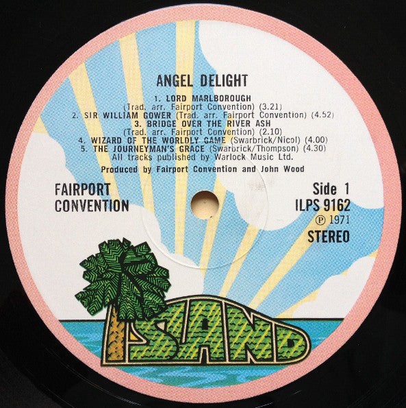 Fairport Convention : Angel Delight (LP, Album, Pin)