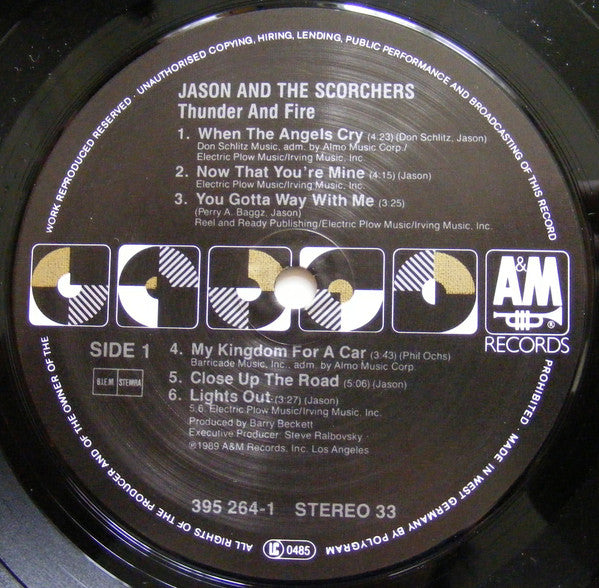 Jason & The Scorchers : Thunder And Fire (LP, Album)