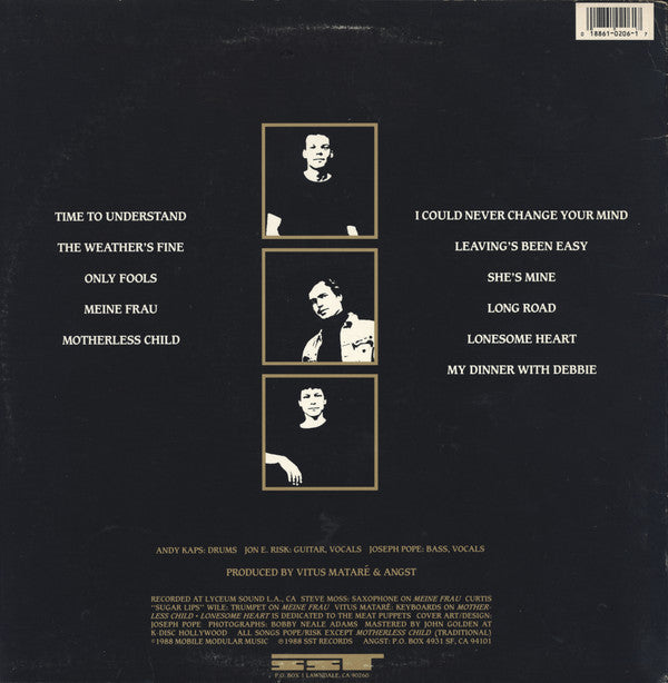 Angst (2) : Cry For Happy (LP, Album)